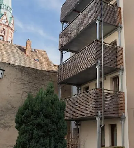 Charming Old Town Arkadenhof Daire Löbau